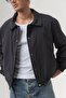 Lockfit Men's Coat with Zipper Collar and Adjustable Waist Elastic - 2