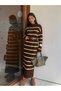 Striped Bohemia Knit Dress - 5