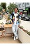 Mixed Patterned Plush Jacket White - 2