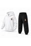 Six Seven 67 Bear Small Bicycle Printed Children's Hooded Tracksuit Set - 3
