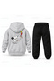 Snoopy Ucurtma Printed Children's Hooded Tracksuit Set