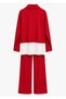 Zippered Cardigan Triple Set - 3