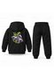 Six Seven 67 Ufo Passenger Printed Children's Hooded Tracksuit Set