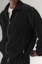 Cordguard Thick Corduroy Zippered Collared Men's Coat - 4