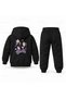 Katseye Yoonchae Yan Collage Printed Children's Hooded Tracksuit Set