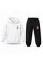 Six Seven 67 Dino Small Hat Printed Children's Hooded Tracksuit Set - 2