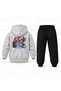 Kpop Demon Hunters Huntrix Derpy Sussie Crew Printed Kids Hoodie Set
