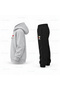 Snoopy Balloon Letter Printed Children's Hooded Tracksuit Set - 4