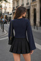 Women's Basic Wide Sleeve Crop Blouse 3-Piece - 5