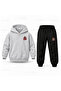 Katseye Megan Yuz Collage Printed Children's Hooded Tracksuit Set - 2