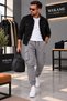 Men's Gabardine Slim Fit Elastic Cargo Pants - 4