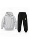 Snoopy Sand Castle Printed Children's Hooded Tracksuit Set - 2