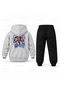 Katseye Uc Character Dance Printed Children's Hooded Tracksuit Set