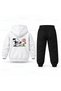 Snoopy Football Day Printed Children's Hooded Tracksuit Set