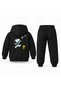 Snoopy Badminton Printed Children's Hooded Tracksuit Set