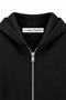 2253 Shimmering Hooded 3 Thread Sweatshirt Black - 5