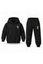 Snoopy Summer Hat Printed Children's Hooded Tracksuit Set - 2