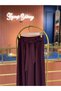 Premium Krep Palazzo Burgundy - 3