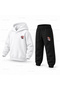 Katseye Pastel Cards Printed Children's Hooded Tracksuit Set - 3