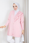 Women's Silvery Ruffled Heart Buttoned Mercerized Knitwear Cardigan