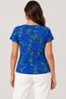 Women's 100% Cotton V-Neck Short Sleeve T-Shirt - Saks Botanik - 3