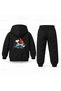 Snoopy Sailing Printed Children's Hooded Tracksuit Set