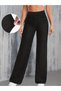 Denim Hali of Comfort - Women's High Waist Pocketed Loose Leg Jeans