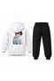 Kpop Demon Hunters Jinu Yan Bakis Printed Children's Hooded Tracksuit Set