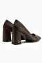 Lesa Brown Pointed Toe Women's Heeled Shoes - 5