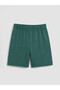 Özmarka New Season Ecru Crew Neck Printed Boys' Shorts Pajama Set - 6