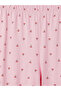 Vizyon New Season Ecru Cherry Patterned Women's Pajama Set - 7