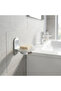 Soap Dispenser with Adhesive Glass Plate Ss201 Stainless Steel Color Chrome - 2