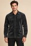 Men's Shiny Velvet Long Sleeve Regular Fit Shirt
