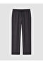 Ozmarka New Season Anthracite Regular Fit Printed Men's Pajama Set - 7
