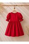 Red Multi-Piece Women's Dress and Red Girls' Dress (Sold Separately.) - 2