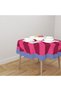 The Energy of the Round Colors Striped Patterned Seamless Table Runner