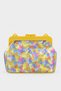 Rhin Women's Patterned Makeup Bag - Yellow