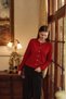 Elegant Corsman Cardigan Red - 4