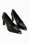 Mariana Black Buckle Detailed Women's Heeled Shoes - 3