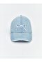 Özmarka New Season Blue Bow Embroidered Women's Cap Hat - 2