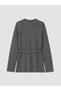 Alita City Lcw Modest Anthracite Camisole Plain Standard & Regular Women's Tunic with a Difference - 6