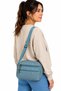 Women's Waterproof Multi-Compartment Adjustable Strap Lightweight Shoulder and Crossbody Bag Turquoise 3500