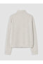 Ozmarka New Season Gray Stand Collar Girls' Zippered Sweatshirt - 3