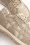 Wendy Genuine Leather Beige Suede Mesh Detailed Lace-Up Women's Sneaker - 4