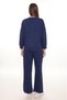 Women's Crew Neck Sweatshirt Pants 2-Piece Tracksuit Set - 3