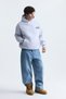 Oversize Washed Hooded Sweatshirt - 2
