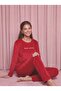 Long Sleeved Velvet Pajama Set - 2