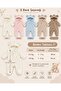 Welsoft Winter Baby Sleeping Bag with Booties – Newborn Hooded Sleeping Bag with Ears and Cross Zipper for Keeping Warm - 8