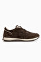 Wendy Genuine Leather Brown Suede Mesh Detailed Lace-Up Women's Sneaker - 2