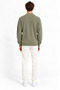 Polo Collar Zippered Long Sleeve Men's Sweater 102101 - 3